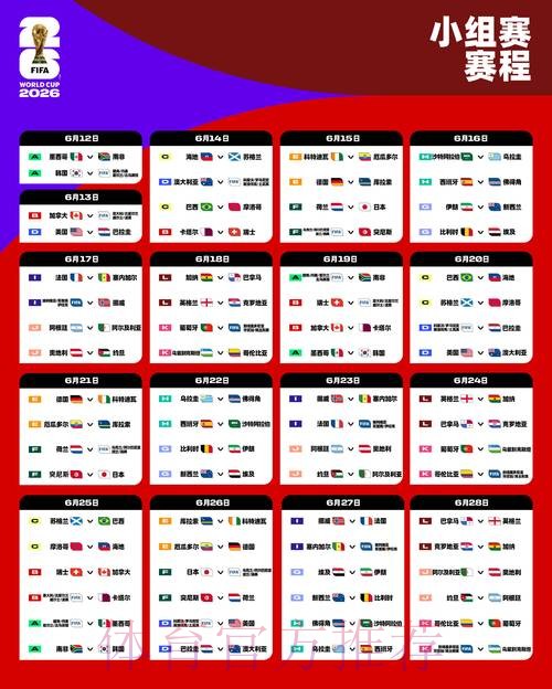 2026世界杯赛程官方发布全程直播怎么看